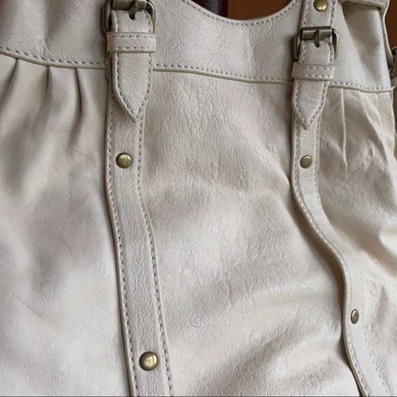 Cynthia Rowley Cream Leather Handbag - Picture 4 of 10